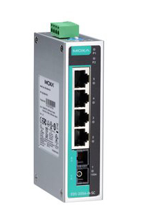 アンマネージドスイッチ、4xRJ45 1xシングルSC