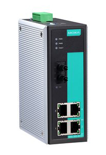 アンマネージドスイッチ、4xRJ45 1xマルチST、Tモデル