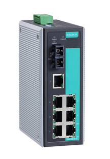EtherDevise Server 7ポート10/100BaseTx、1ポートシングルモード100BaseFx