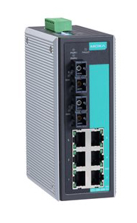 EtherDevise Server 6ポート10/100BaseTx、2ポートシングルモード100BaseFx