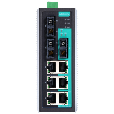 アンマネージドスイッチ、6xRJ45 3xマルチSC、Tモデル
