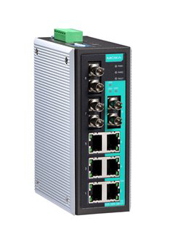 アンマネージドスイッチ、6xRJ45 3xマルチST、Tモデル