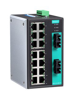 アンマネージドスイッチ、14xRJ45 2xマルチSC、Tモデル