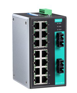 アンマネージドスイッチ、14xRJ45 2xマルチSC