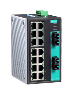 アンマネージドスイッチ、14xRJ45 2xシングルSC