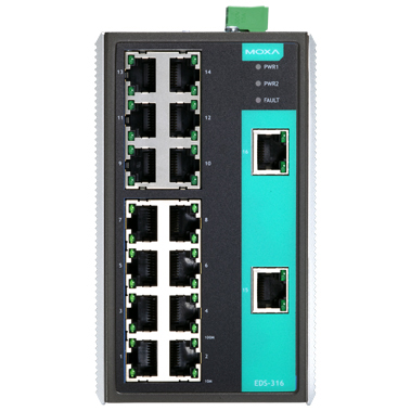 アンマネージドスイッチ、16xRJ45