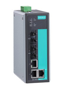 マネージドスイッチ、3xRJ45 2xマルチST