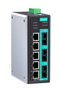 マネージドスイッチ、5xRJ45 3xマルチSC、Tモデル