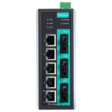 マネージドスイッチ、5xRJ45 3xマルチST