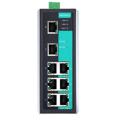 マネージドスイッチ、8xRJ45、Tモデル