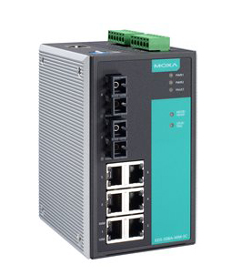 マネージドスイッチ、6xRJ45 2xマルチSC、Tモデル
