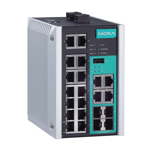 14＋4Gポート ギガビットマネージドイーサネットスイッチ (ワイド温度モデル)