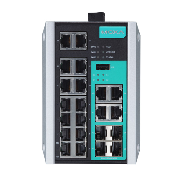 14＋4Gポート ギガビットマネージドイーサネットスイッチ (ワイド温度モデル)