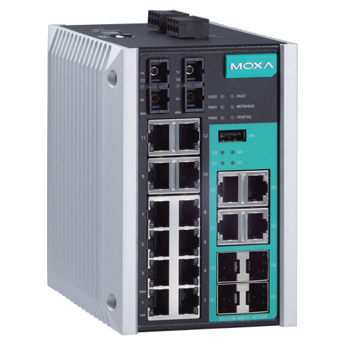 14＋4Gポート ギガビットマネージドイーサネットスイッチ、SCコネクター