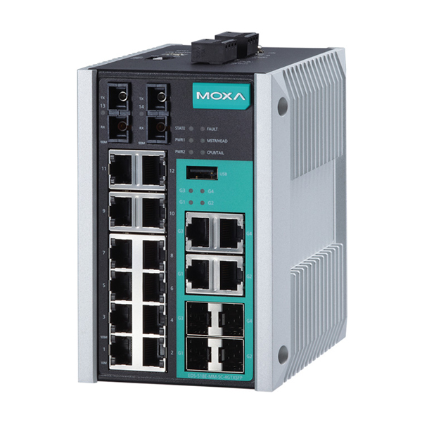 14+4Gポート ギガビットマネージドイーサネットスイッチ、SCコネクター