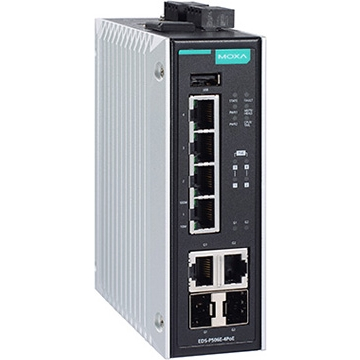 4＋2Gポート ギガビットPoE+ マネージドイーサネットスイッチ