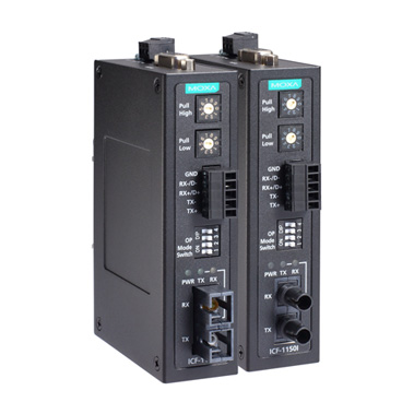 工業用RS-232C/422/485⇒シングルモード ファイバーコンバータ(SCコネクタ)、2KVアイソレーション、Tモデル
