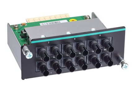 ファーストイーサネットモジュール マルチモード 100BaseFX 6ポート(STコネクタ)