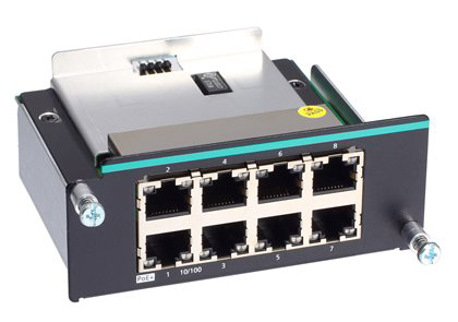 ファーストイーサネットモジュール PoE+モジュール 100BaseT(X) PoE/PoE+ 8ポート