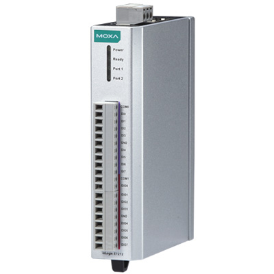 リモートイーサネットI/O、2ポート、8DI、8DIO搭載