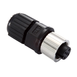 フィールドインストレーション A-coded、M12スクリュー5ピンコネクタ（F）