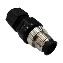 フィールドインストール用 A-coded 8ピン M12スクリューコネクタ M型コネクタ IP67-rated