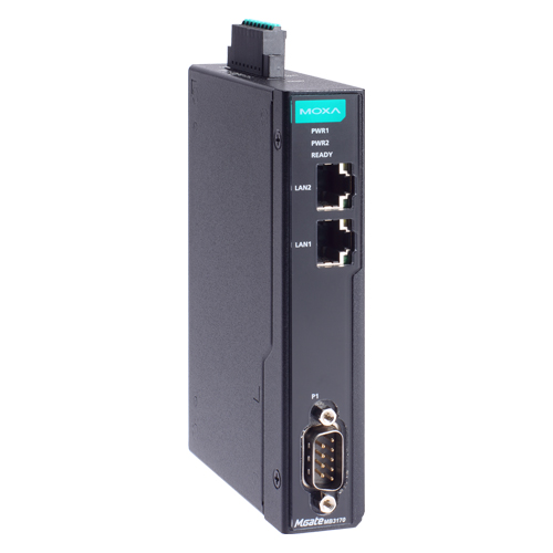 1ポート アドバンスド Modbusゲートウェイ IEC62443-4-2準拠 RJ45×2 DB9