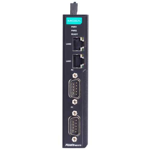 2ポート アドバンスド Modbusゲートウェイ IEC62443-4-2準拠 RJ45×2 DB9