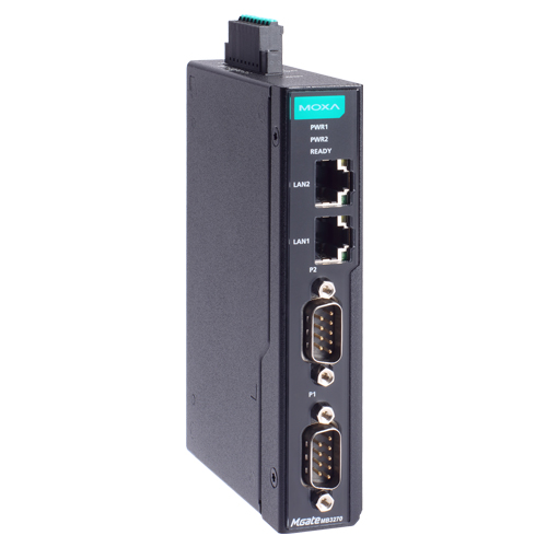 2ポート アドバンスド Modbusゲートウェイ IEC62443-4-2準拠 RJ45×2 DB9 2kV絶縁保護