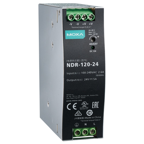 DINレール 120W 24VDC 電源ユニット