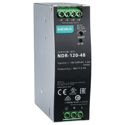 DINレール 120W 48VDC 電源ユニット