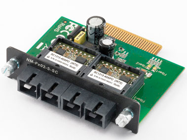 2 マルチモードファイバーイーサネットモジュール、SCコネクタ