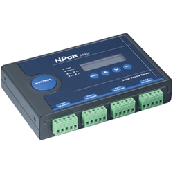 4ポート RS-422/485デバイスサーバ 光絶縁 電源アダプタ付