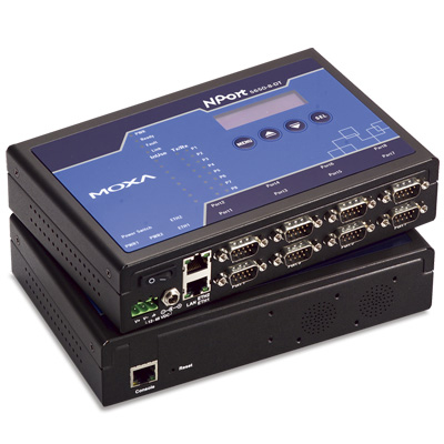 8ポート RS-232C/422/485 デバイスサーバ デスクトップモデル/DB9コネクタ