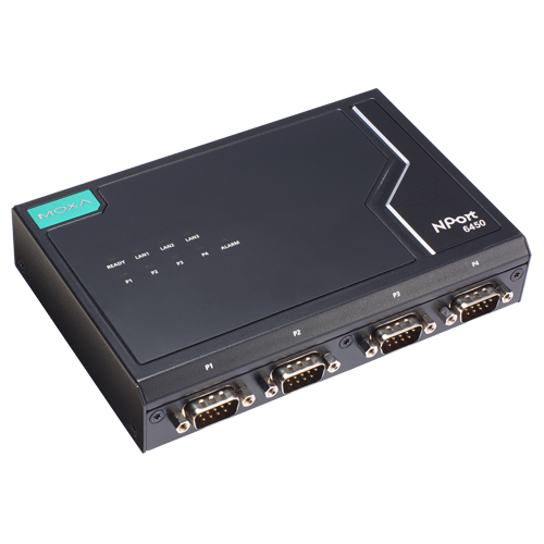 第2世代 4ポート RS-232/422/485 セキュアターミナルサーバー 10/100M RJ45×3 (ワイド温度モデル)