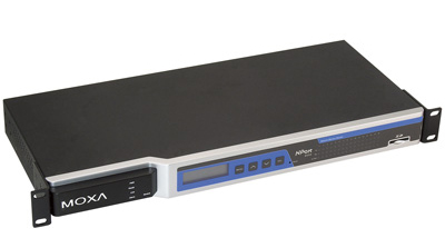 16ポート RS-232C/422/485セキュアターミナルサーバ/48VDC