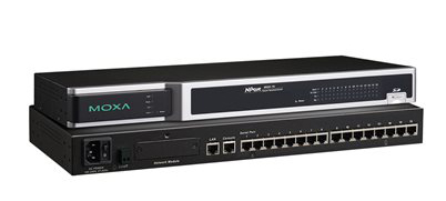 16ポートRS-232C/422/485セキュアターミナルサーバ Tモデル