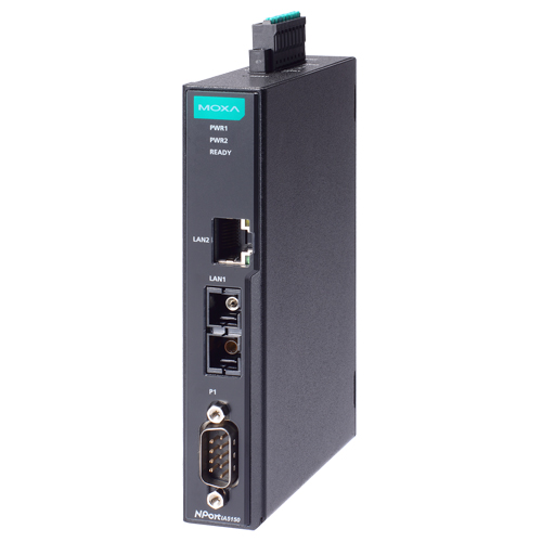 産業オートメーション用 DINレール 1ポート シリアルデバイスサーバー シングルSC