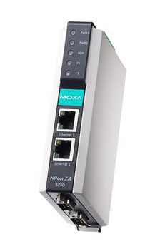 2ポート RS-232C/422/485シリアルデバイスサーバ