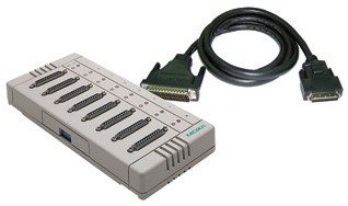 8ポート RS-232C接続ボックス （DB25メス、サージ保護）/ボード側VHDCI68