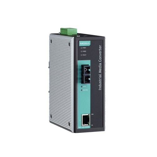 産業用IEC 61850/EN50155イーサネット⇒ファイバーメディアコンバータ/シングルモードSCコネクタ/1アイソレート電源