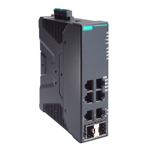 4PoE＋ポート付き 産業用 6ポート(ギガビットアップリンク2ポート) スマートイーサネットスイッチ