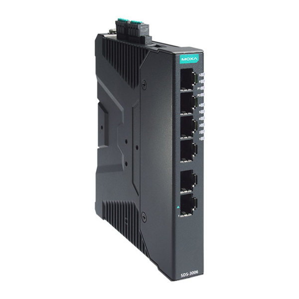 産業用 6ポート スマートイーサネットスイッチ (ワイド温度モデル)