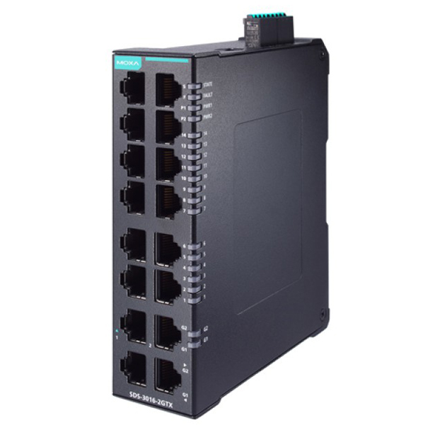 産業用 14+2Gポート ギガビット スマートイーサネットスイッチ