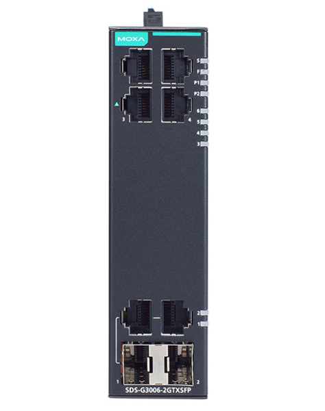 4PoE＋ポート付き 産業用 6ポート(2コンボポート) フルギガビット スマートイーサネットスイッチ