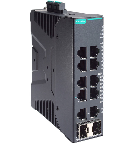 8PoE+ポート付き 産業用 10ポート フルギガビット スマートイーサネットスイッチ