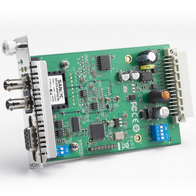 RS-232C/422/485⇒マルチモード・ファイバースライドインモジュールコンバータ ST