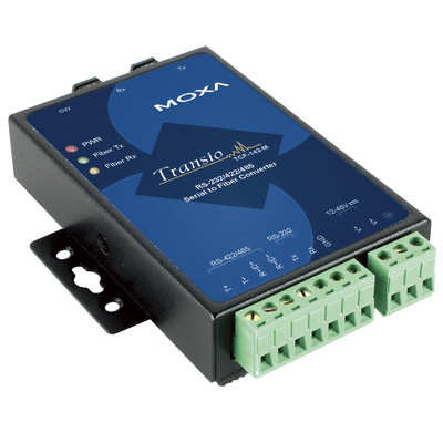 RS-232C/422/485⇒ファイバーコンバータ、マルチモード/STコネクタ