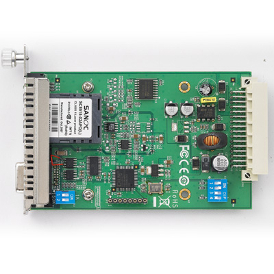 RS-232C/422/485⇒シングルモード・ファイバースライドインモジュールコンバータ SC