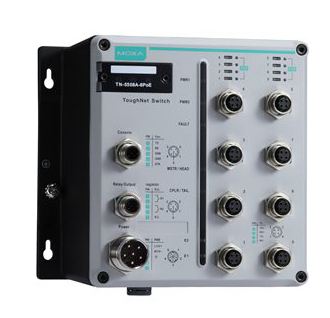 EN 50155認証 8ポートマネージドイーサネット/8 PoEスイッチ